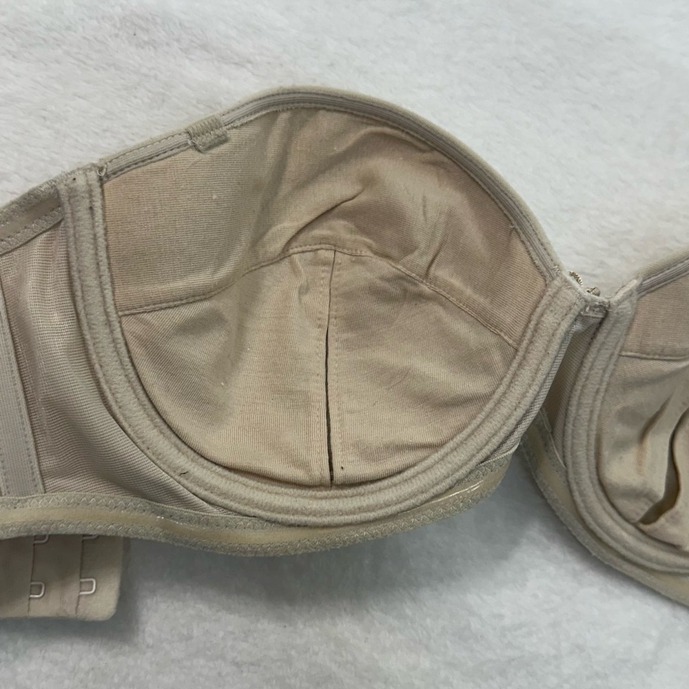 Victoria's Secret Strapless Push Up Cream Contour Bra Intimates - Picture 7 of 8